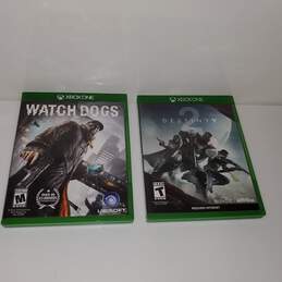 Untested Xbox One Games Watch Dogs and Destiny 2