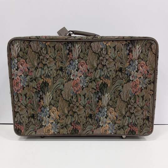 Jordache Floral Tapestry Wheeled Luggage image number 3