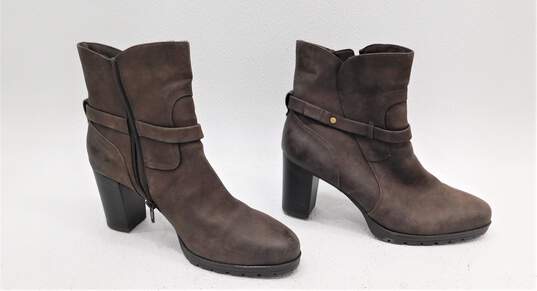 Soul Naturalizer Women's Brown Faux Suede Booties Size 11M image number 2