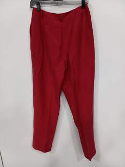 Talbots Women's Red Pants Size 8 alternative image