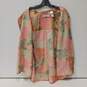 Women’s First Issue by Liz Claiborne Floral Long-Sleeve Sheer Blouse Sz 2 image number 3