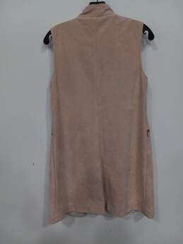 Calvin Klein Women's Faux Suede Duster Vest Size 6 alternative image