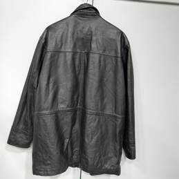 Men’s Wilsons Leather Full-Zip Leather Overcoat Sz XL alternative image