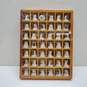 VINTAGE PRESIDENTIAL THIMBLE Set - 42 Pieces - With Wooden Display Case image number 1