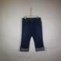 Womens Regular Fit Cuffed Straight Leg Denim Capri Jeans Size 14 R image number 1