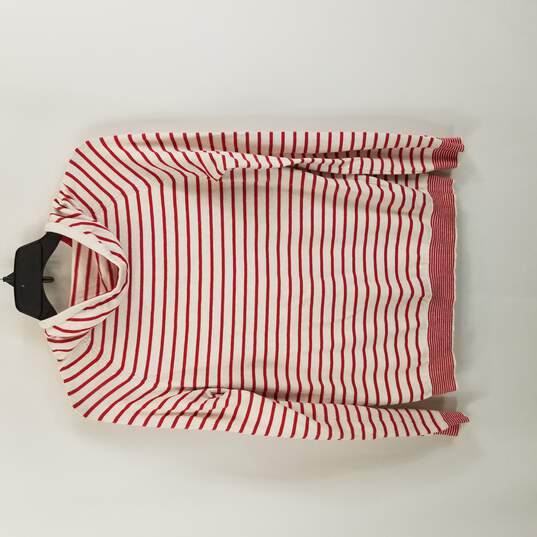 Amour Vert Stripe Hoodie Women S Red White image number 2