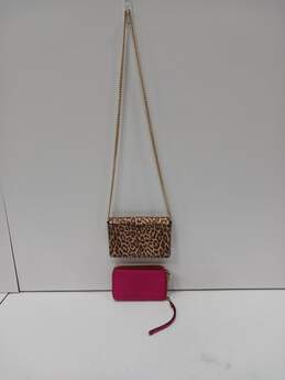 Bundle of Kate Spade Nicola Metallic Leopard Twist & Pink Wallets alternative image