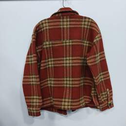 Maurices Women's Plaid Red/Yellow Coat SIze M W/Tags alternative image