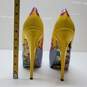 Stilettos Platform - Taylor Says Women's Talia Explosion Stiletto Blue/Yellow Sz 9M image number 5
