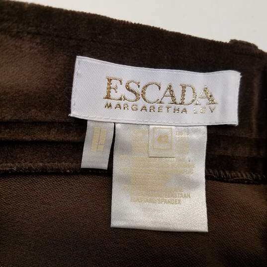 Escada Women Brown Pants SZ 4 image number 3