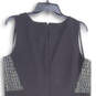 Womens Black Animal Print Sleeveless Back Zip Sheath Dress Size 12 image number 3
