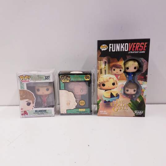 Lot of 3 Funko Pop! Golden Girls Collectibles image number 1