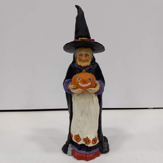 Kurt Adler Hand Crafted Halloween Witch Candle Holder image number 2