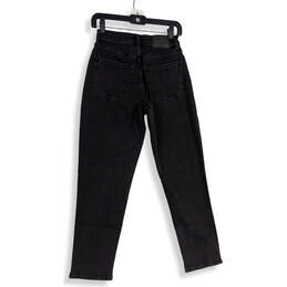 NWT Womens Black Aero Curvy Stretch 5-Pocket Design Mom Jeans Size 00 R alternative image