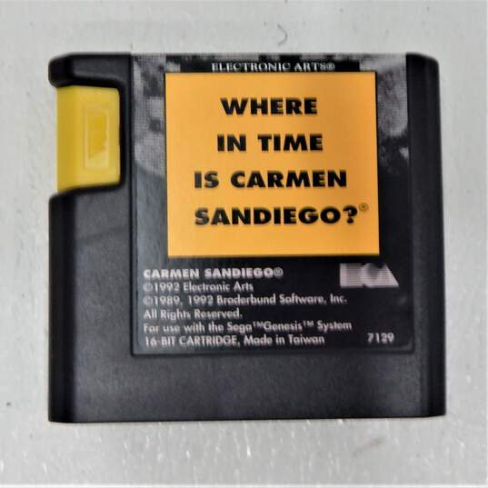 Where in Time is Carmen San Diego? Sega Genesis CIB image number 2