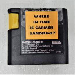 Where in Time is Carmen San Diego? Sega Genesis CIB alternative image