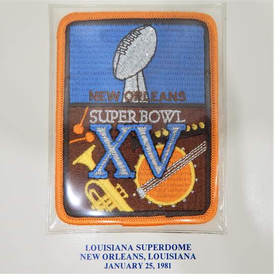 The Official NFL Super Bowl Patch Collection Super Bowl XV image number 2