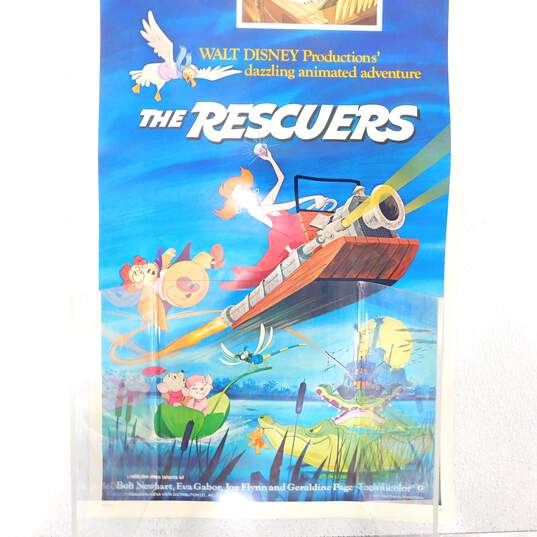 1977 Disney's The Rescuers Movie Insert Poster 36 x 14 77/63 tear at top image number 4