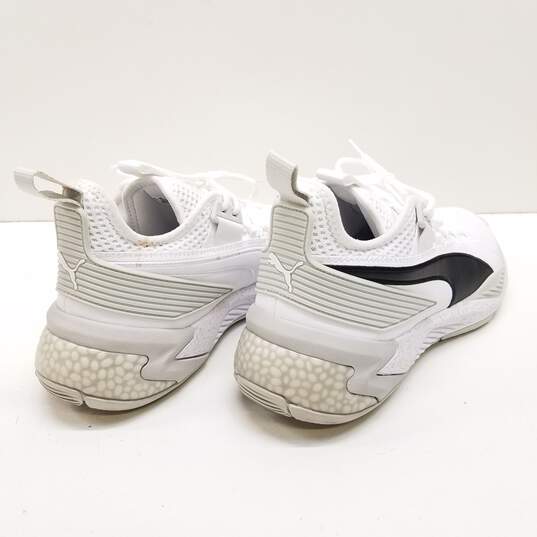 Puma Uproar Core White Glacier Grey Athletic Shoes Men's Size 11 image number 4