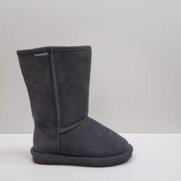 BearPaw Emma Microsuede Short Boots Grey 6