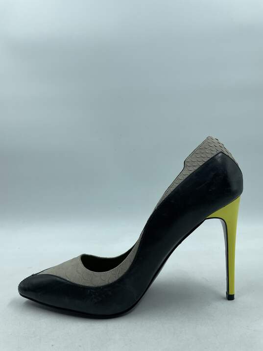 Authentic Just Cavalli Black Snake-Effect Pumps W 10 image number 2