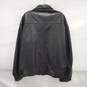 VTG Luis Alvear MN's 100% Leather & Polyester Lining Black Leather Bomber Jacket Size XL image number 2