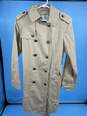 Ann Taylor Loft Womens Beige Double Breasted Trench Coat Size S T-0542973-B image number 1