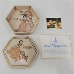 Disney Snow White & Seven Dwarfs 70th Anniversary Porcelain Box Commemorative Gift