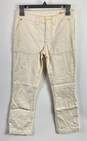 Ted Baker Women Ivory Cropped Bootcut Jeans Sz 24 image number 1