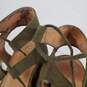 Franco Sarto Multicolor Suede Platform Sandals Sz 9.5 image number 4