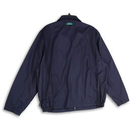 Mens Blue Green Collared Long Sleeve Full-Zip Activewear Jacket Size XL alternative image