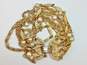 VNTG Lisner BSK & Fash Black & Gold Tone Clip Earrings Necklace & Bracelet image number 8