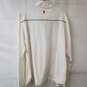 Johnnie-O White Pullover 1/4 Zip LS Shirt Men's L image number 2