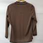 Misook Petite Acrylic Brown Open Front Cardigan Sweater Women's SM image number 2
