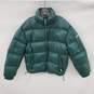 Armani Exchange Size Large Puffer Jacket Dark Green Polyester image number 1