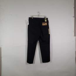 NWT Mens Classic Fit Flat Front Straight Leg Iron Free Khaki Pants Size 34X30 alternative image
