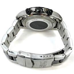 Designer Invicta Chronograph Black Round Dial Chain Strap Analog Wristwatch alternative image