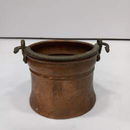 Small Copper Pail/Bucket With Handle (4"/4.25"/5.5") alternative image