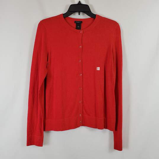 Ann Taylor Women's Red Cardigan SZ M NWT image number 1