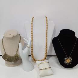 Bundle of Assorted Gold Toned Fashion Jewelry