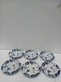 10pc. Bundle of Anthropologie From the Deep Blue Dinner Plates/ Salad/Tea Cup Stoneware Set image number 3