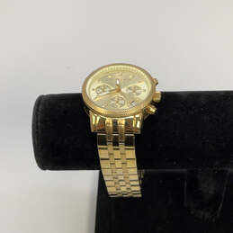 Designer Michael Kors MK-5676 Ritz Champagne Gold-Tone Analog Wristwatch