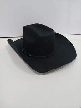 Men's Black Wool 2X Cowboy Hat
