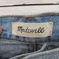 Madewell Blue Cotton Baggy Straight Jeans WM Size 33 NWT image number 4