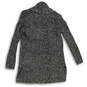 NWT Womens Gray Black Heather Knitted Open Front Cardigan Sweater Size XS image number 2