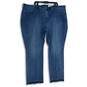 NWT NYDJ Womens Blue Denim 5-Pocket Design Majestic Bootcut Jeans Size 28W image number 1