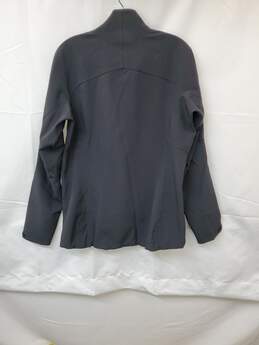 Wm Patagonia Black Polyester Worn Wear Full Zip Soft Shell Sz M alternative image