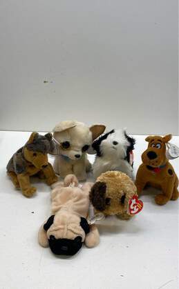 Assorted Ty Beanie Babies Dog Bundle Lot Of 6 alternative image