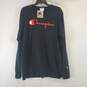 Champion Men Black Graphic Long SLeeve L NWT image number 1