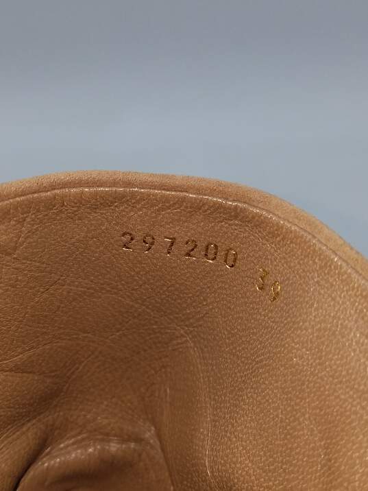 Authentic Gucci Tan Studded Booties W 9 image number 7